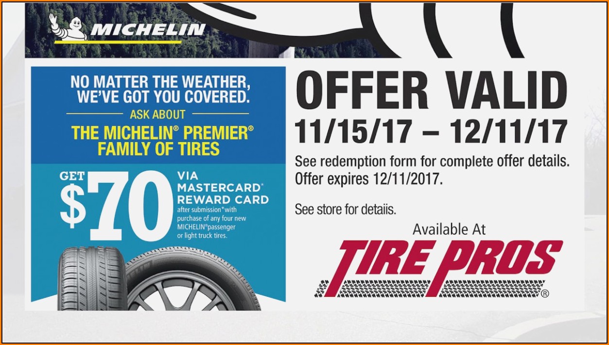 Michelin Tire Rebate Form