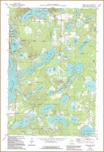 Minnesota Lake Contour Maps