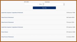 Molly Maid Job Application
