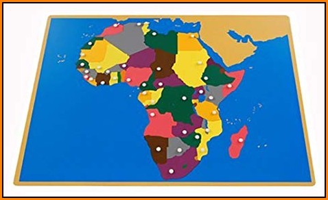 Montessori Africa Puzzle Map