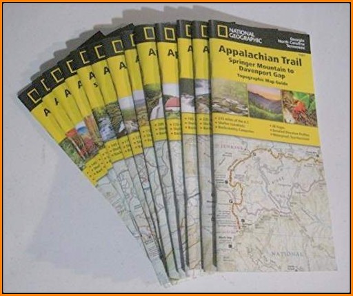 National Geographic Appalachian Trail Map