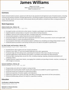 Nursing Resume Template Free Download