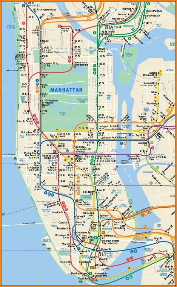 Nyc Subway Map 2016
