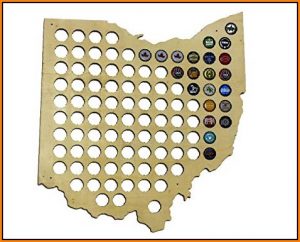 Ohio Beer Cap Map