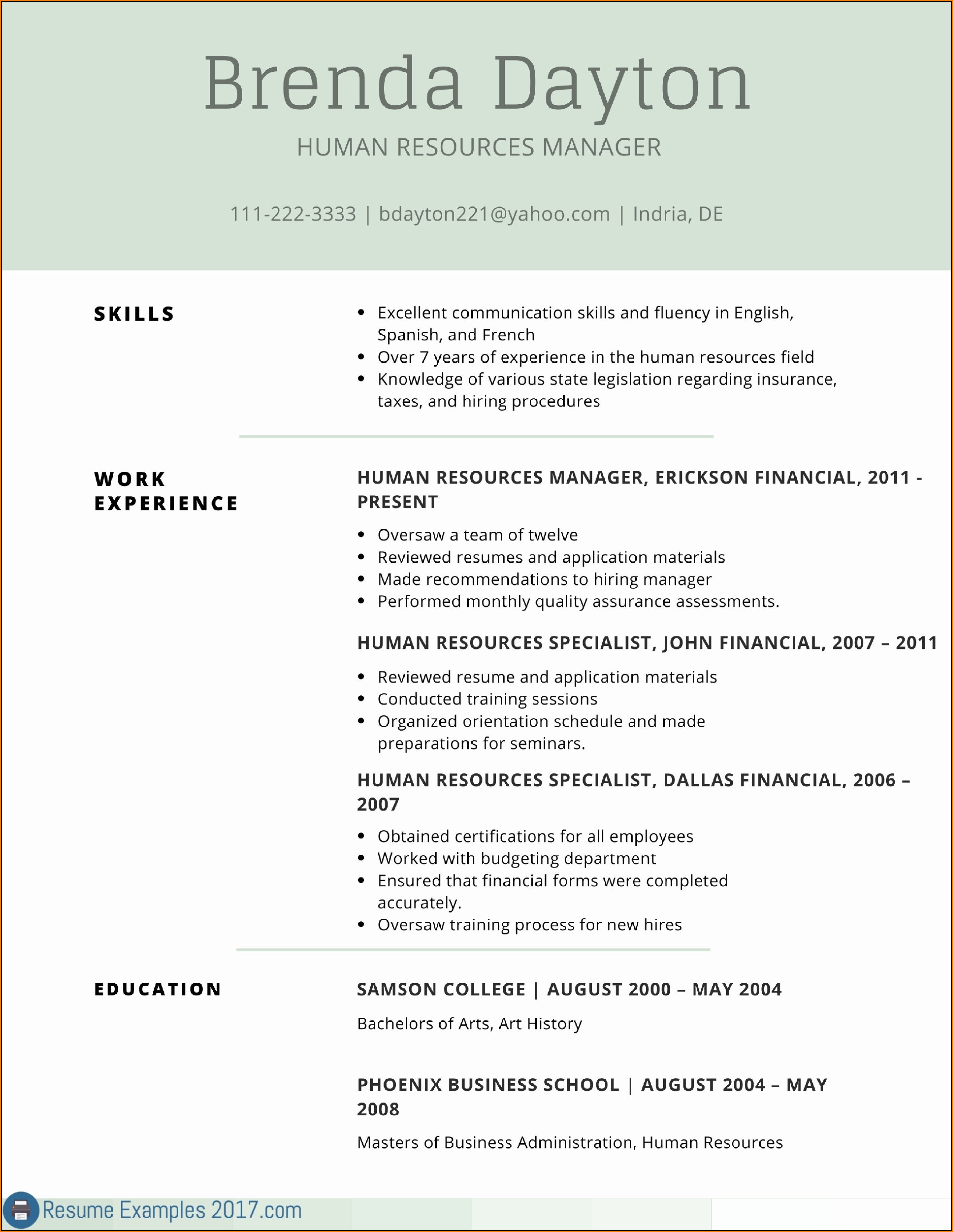 Outstanding Resume Templates