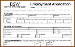 Payless Shoes Job Application Pdf