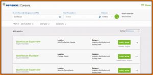 Pepsi Warehouse Job Application