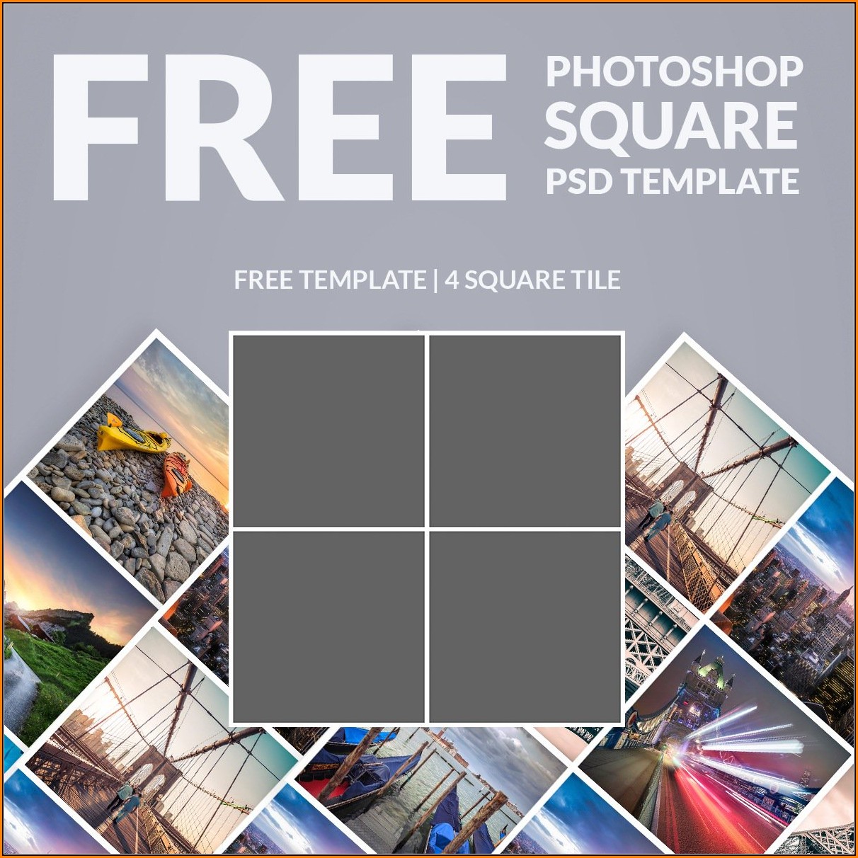 Photo Collage Template Photoshop Free