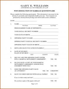 Postnuptial Agreement Form Virginia