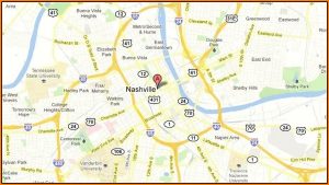 Printable Map Of Nashville Downtown