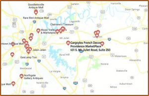 Printable Map Of Nashville Tn And Surrounding Areas