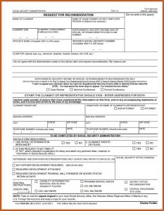 Printable Social Security Disability Forms