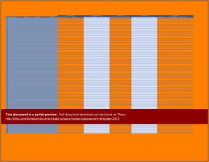 Privacy Impact Assessment Gdpr Template