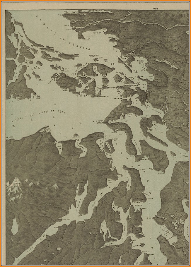 Puget Sound Islands Map