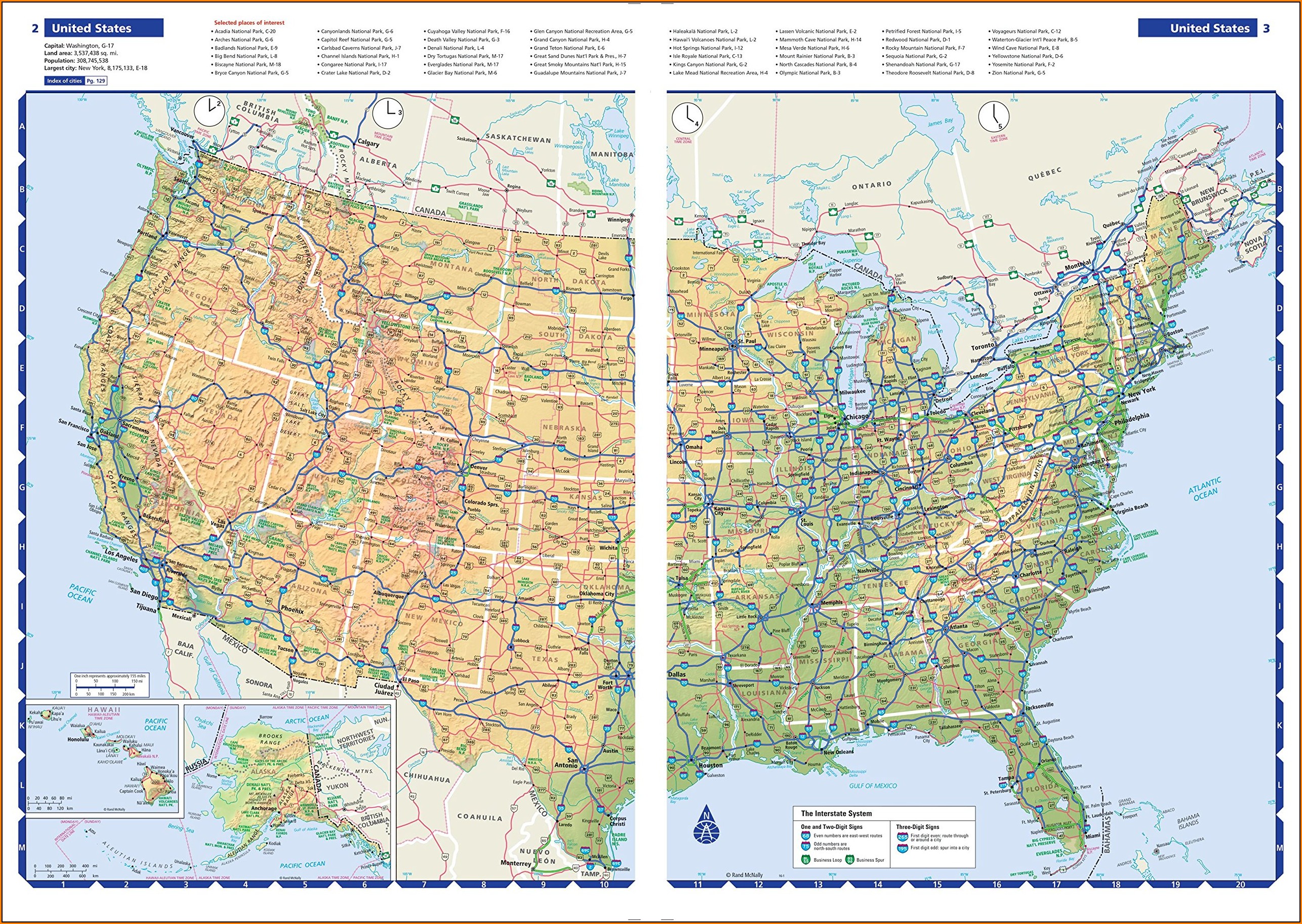 Rand Mcnally Road Map Usa