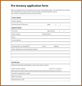 Registration Form Template Free Download Word