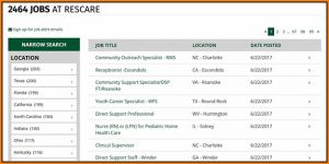 Rescare Job Application