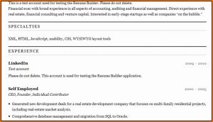 Resume Builder For Veterans