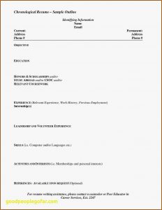 Resume Maker For Highschool Students