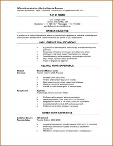 Resume Samples For Medical Office Assistant