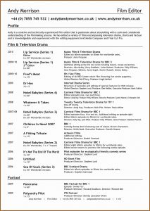 Resume Template Editor