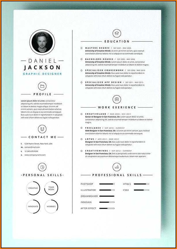 Resume Template For Mac