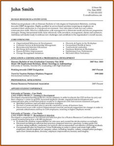Resume Template For Sales And Marketing