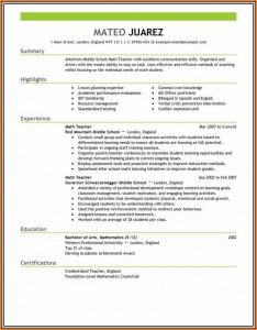 Resume Template For Teachers Aide Australia