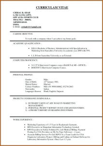 Resume Template Usa