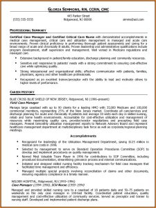 Rn Case Manager Resume Template