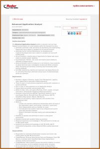 Ryder Job Application