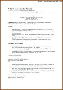 Samples Of Professional Resumes And Cover Letters
