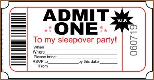 Sleepover Invitation Templates