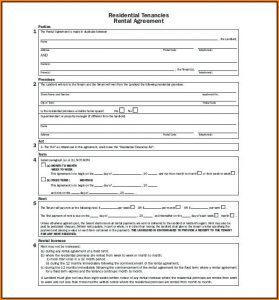 Tenancy Agreement Template Pdf