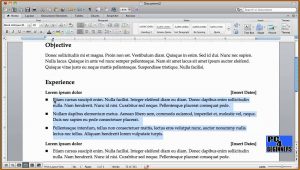 Typing A Resume On Microsoft Word