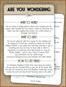 Wedding Invitation Map Insert Templates