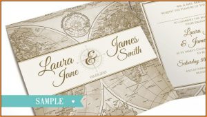 Wedding Invitation Map Sample