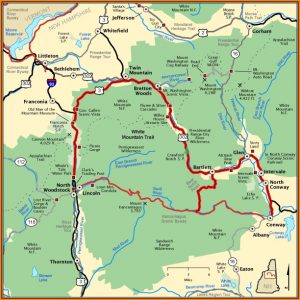 White Mountains Hiking Map
