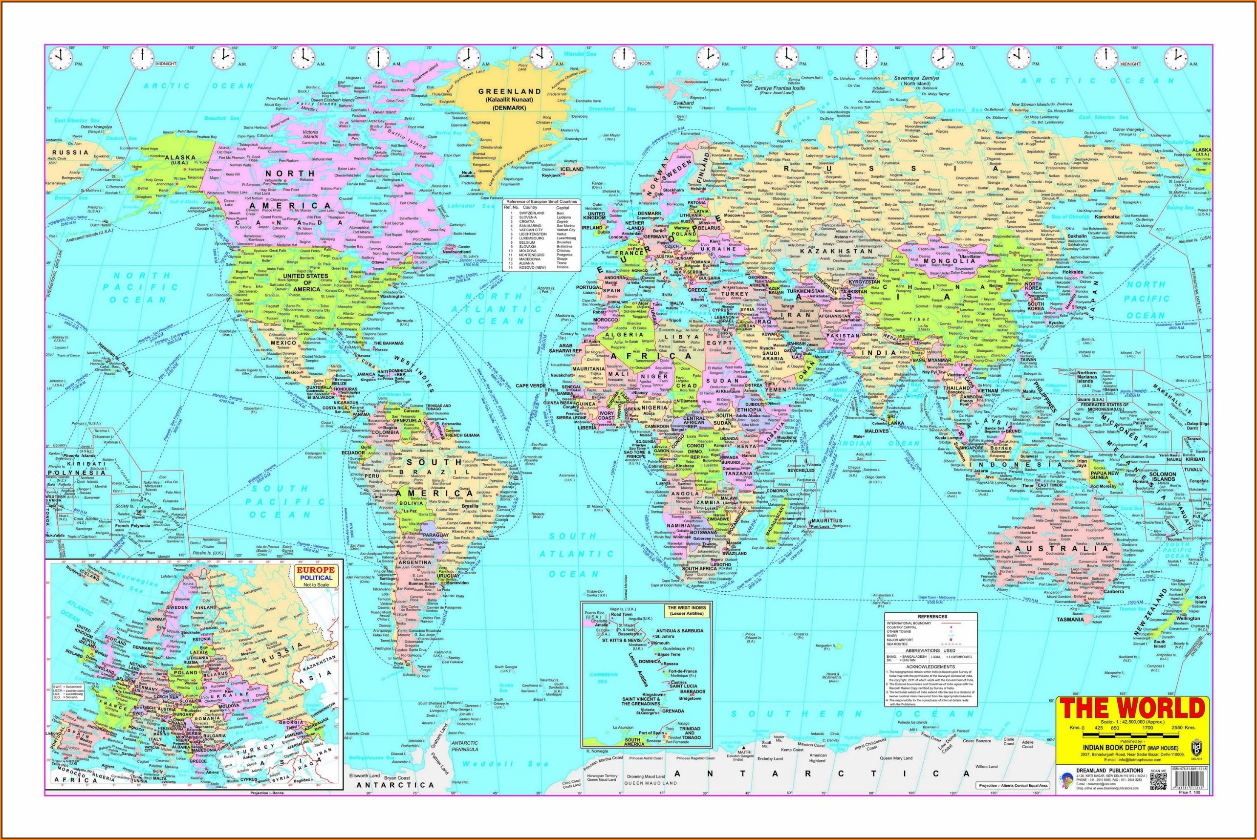 World Map Book
