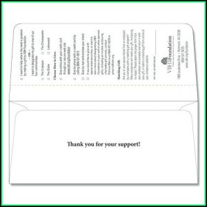 2 Way Remittance Envelope Template