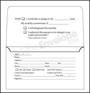 #9 Remittance Envelope Template Pdf
