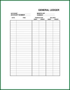 Accounting Ledger Forms