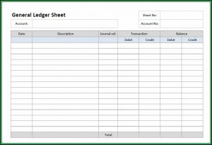 Accounting Ledger Template