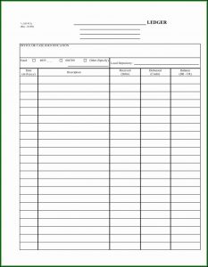 Accounting Ledger Template Example