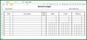 Accounting Ledger Template Excel