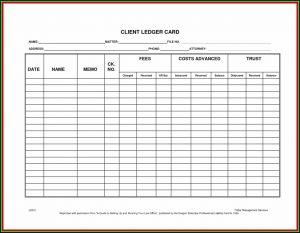 Accounting Ledger Template Free