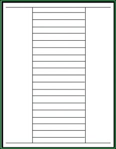 Avery 5 Tab Template 11436