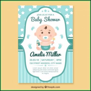 Baby Shower Invitation Template Free Download