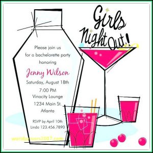 Bachelorette Party Invitation Templates Free Microsoft