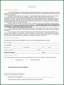 Background Check Form Template Free